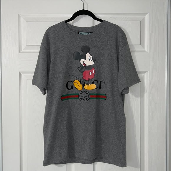 Gucci x Disney shirt with Mickey Mouse on the front. - Picture 1 of 5